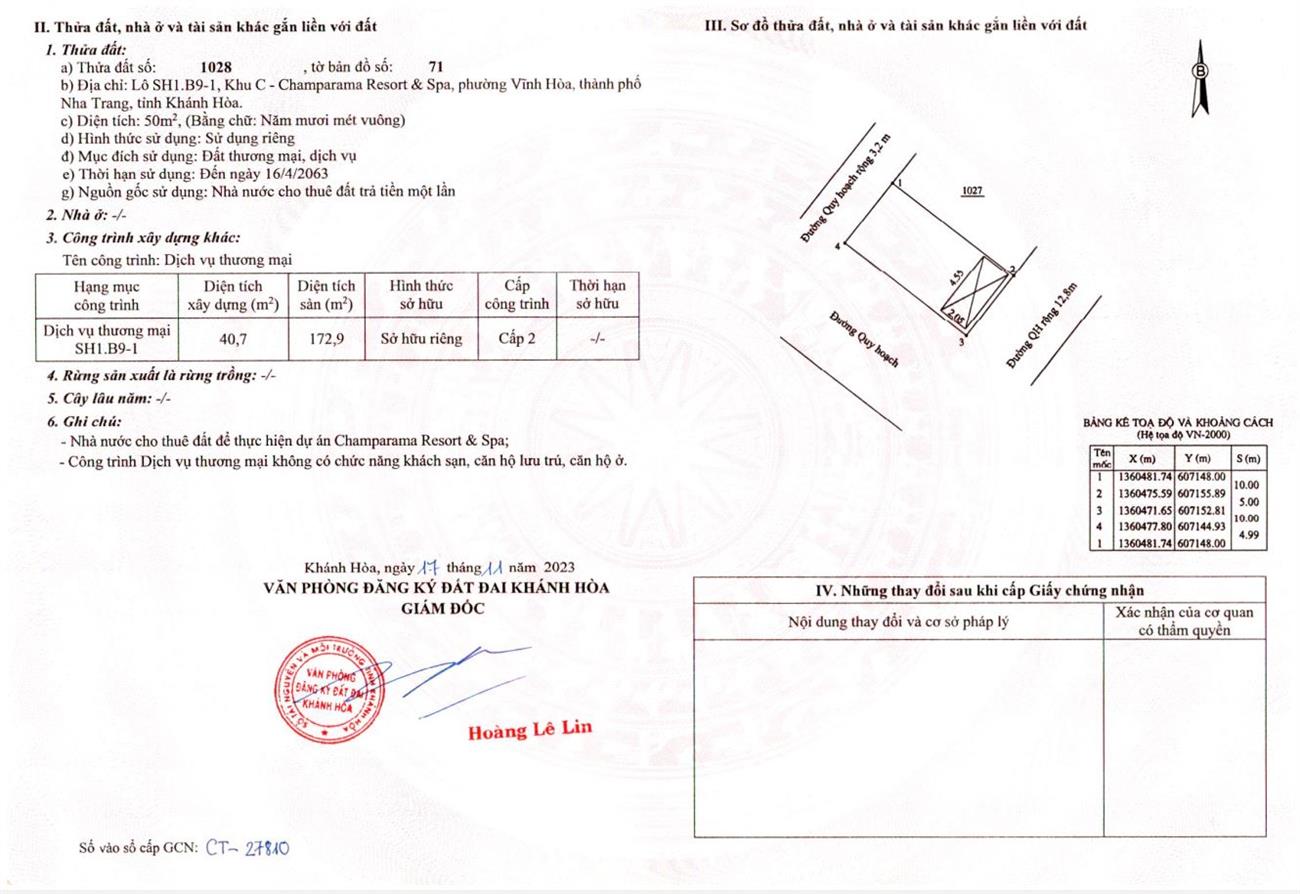 Thủ tục pháp lý dự án Libera Nha Trang 2